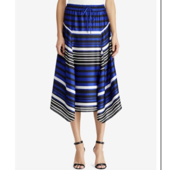 Ralph Lauren Dresses & Skirts - NWT Lauren Ralph Lauren Striped Handkerchief Skirt
